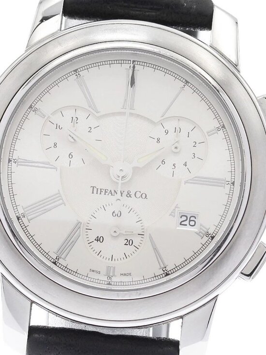 TIFFANY&Co. Mark round Chronograph Small Seconds Silver Dial Quartz Men\'s_945104 main image 10